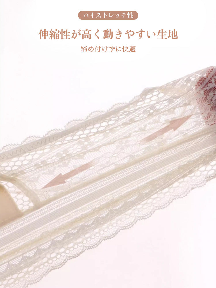 LIKEWILLOW Vネック 総レースブラセット