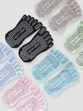 ヨガソックス 滑り止め つま先あり 5本指