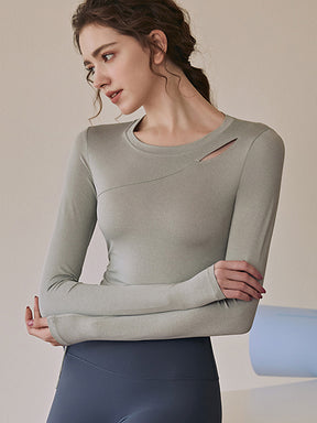 初秋 サイド ドローストリング 長袖