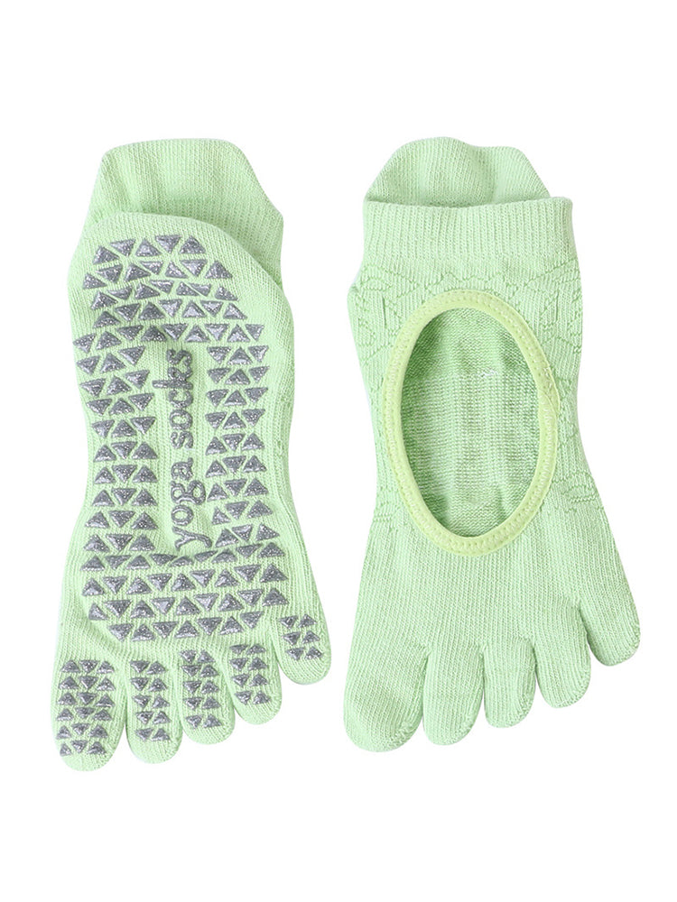 ヨガソックス 滑り止め つま先あり 5本指