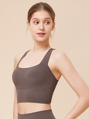 バック交差 スポーツブラ ハイサポート UVカット