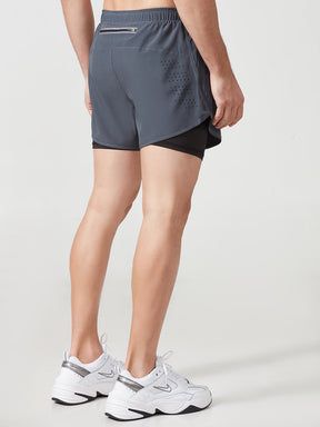 メンズショートパンツ インナー付き ランニングウェア