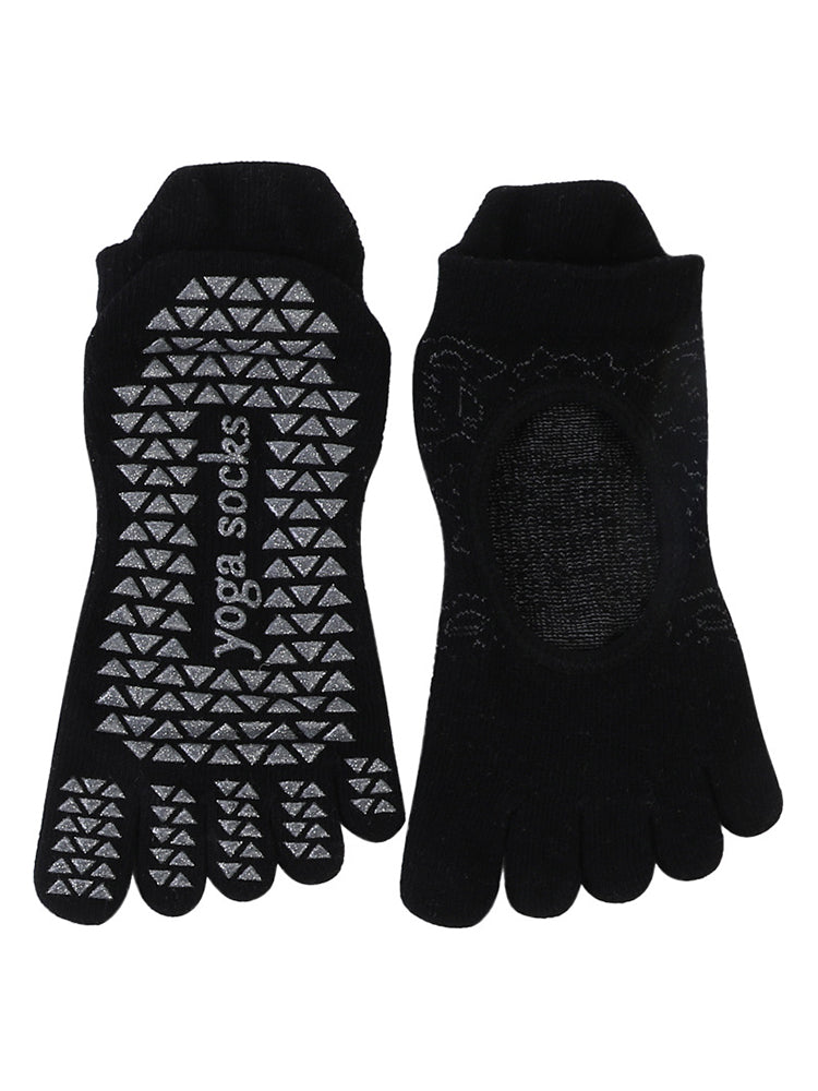 ヨガソックス 滑り止め つま先あり 5本指