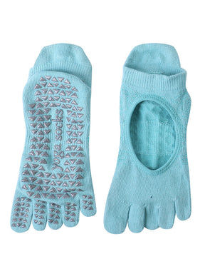 ヨガソックス 滑り止め つま先あり 5本指