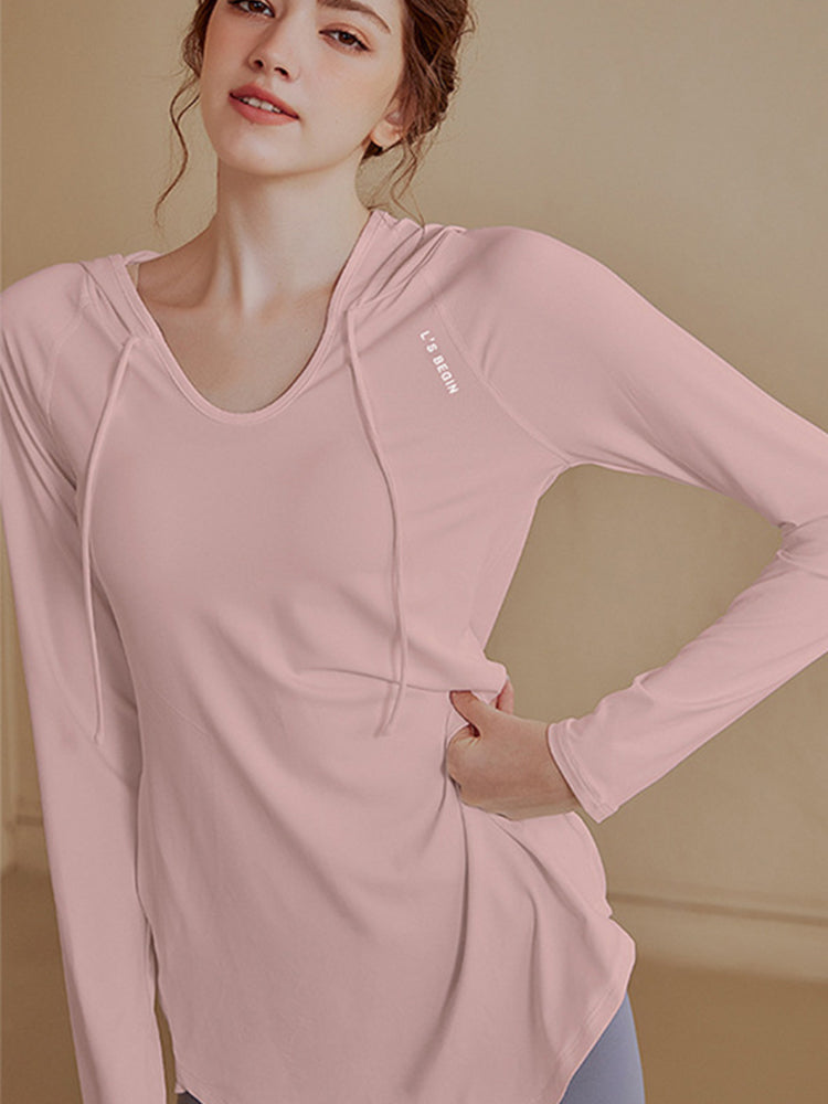 【新色追加】ヒップカバー ラウンドヘム 長袖