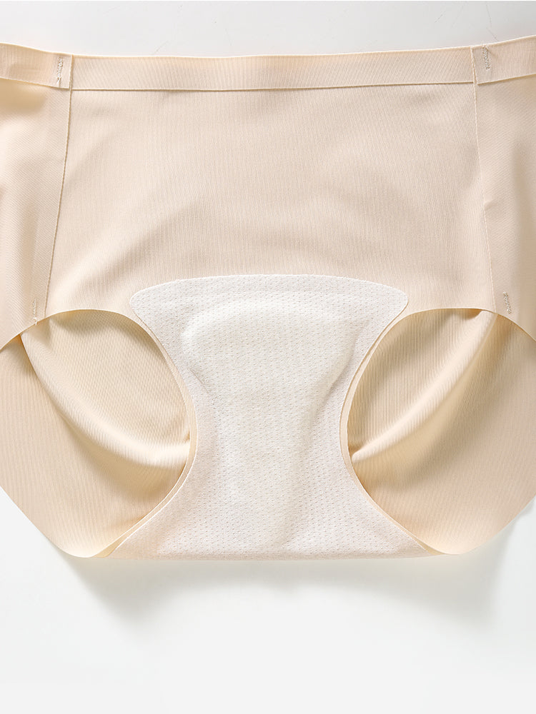 シームレスヨガショーツ ヨガレギンス専用ショーツ クロッチパッド付き