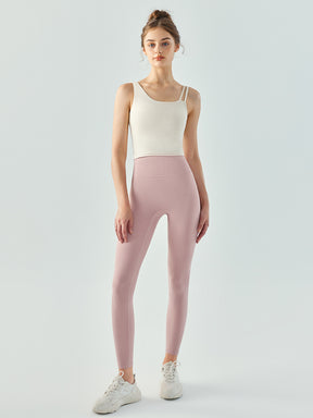 アシンメトリー タンクトップ パット付き