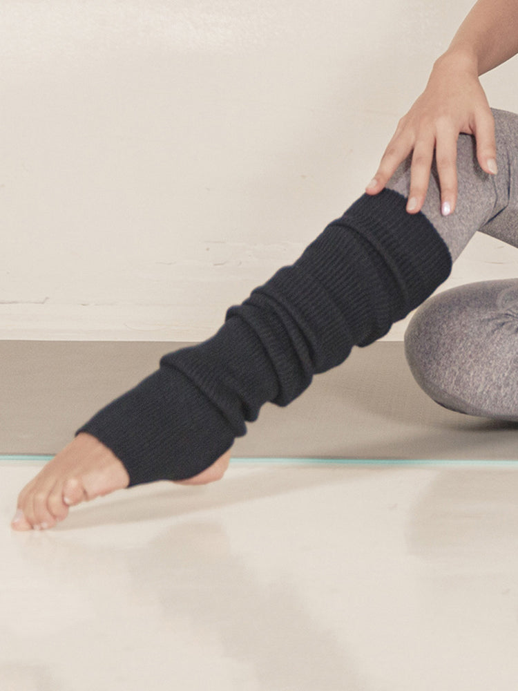 ヨガソックス 厚手 リブニットレッグウォーマー ダンス バレエ ピラティス 靴下　