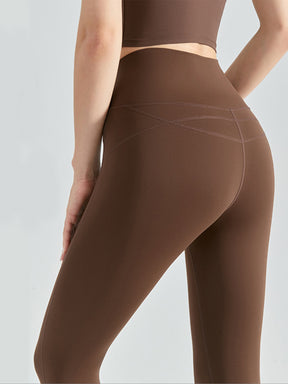 ヨガレギンス　裏地起毛　防寒保温