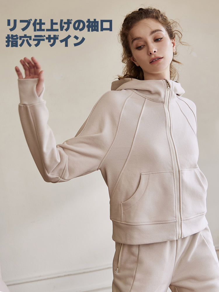 スウェットフルジップパーカ