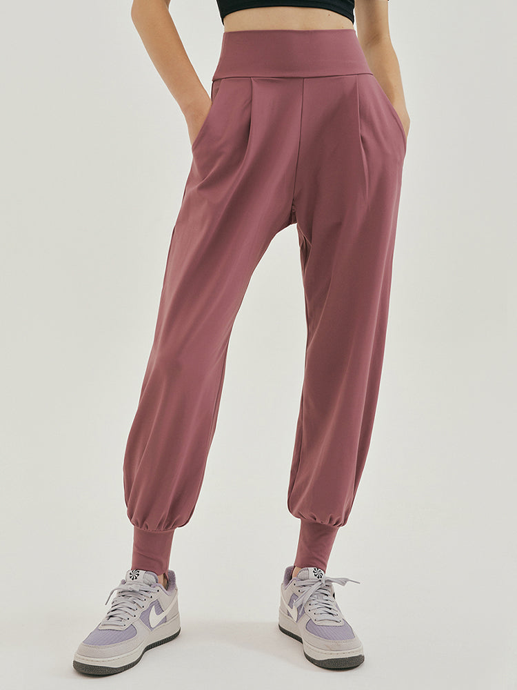 カジュアル ヨガ バブルパンツ