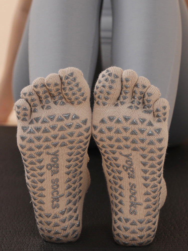 ヨガソックス 滑り止め つま先あり 5本指