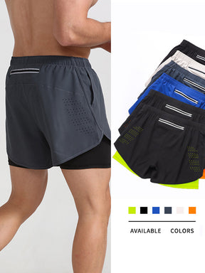 メンズショートパンツ インナー付き ランニングウェア