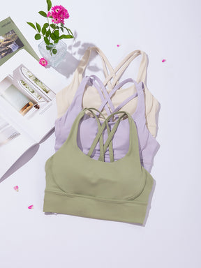 スポーツブラ バックダブルクロス 背中見せ