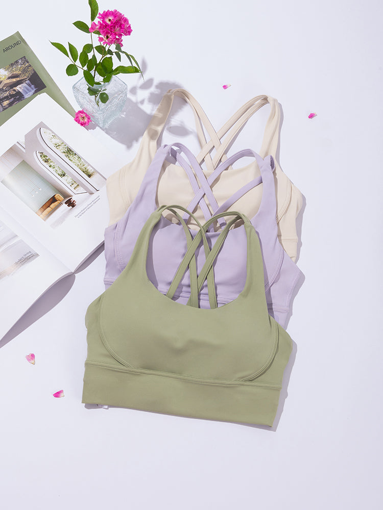 スポーツブラ バックダブルクロス 背中見せ