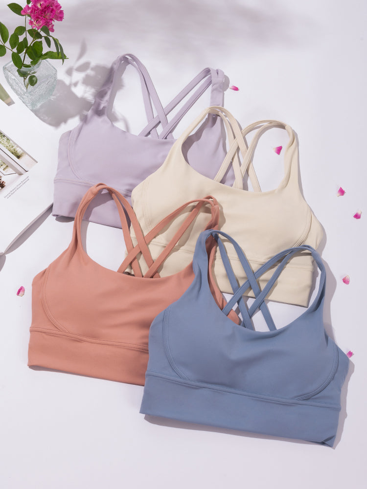 スポーツブラ バックダブルクロス 背中見せ