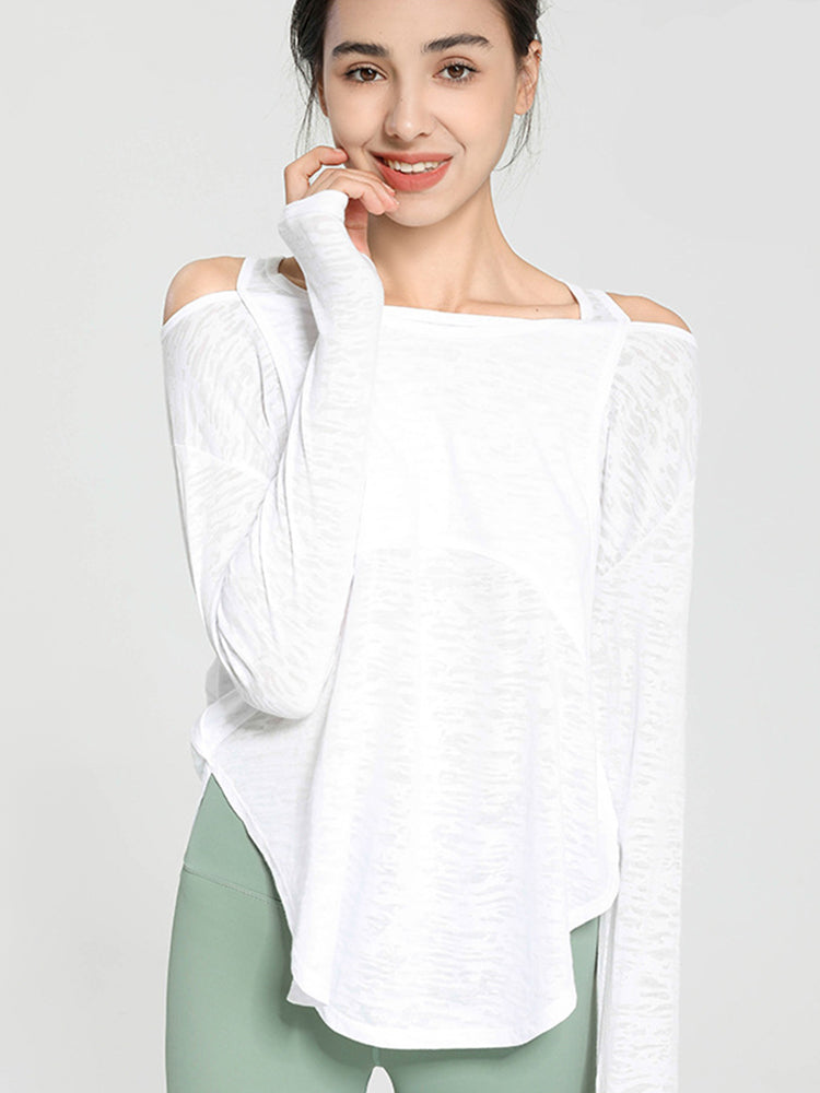 『新色追加』オープンショルダー　長袖