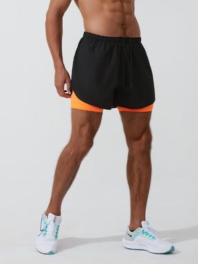 メンズショートパンツ インナー付き ランニングウェア