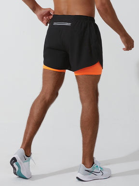 メンズショートパンツ インナー付き ランニングウェア