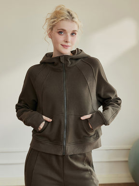 スウェットフルジップパーカ