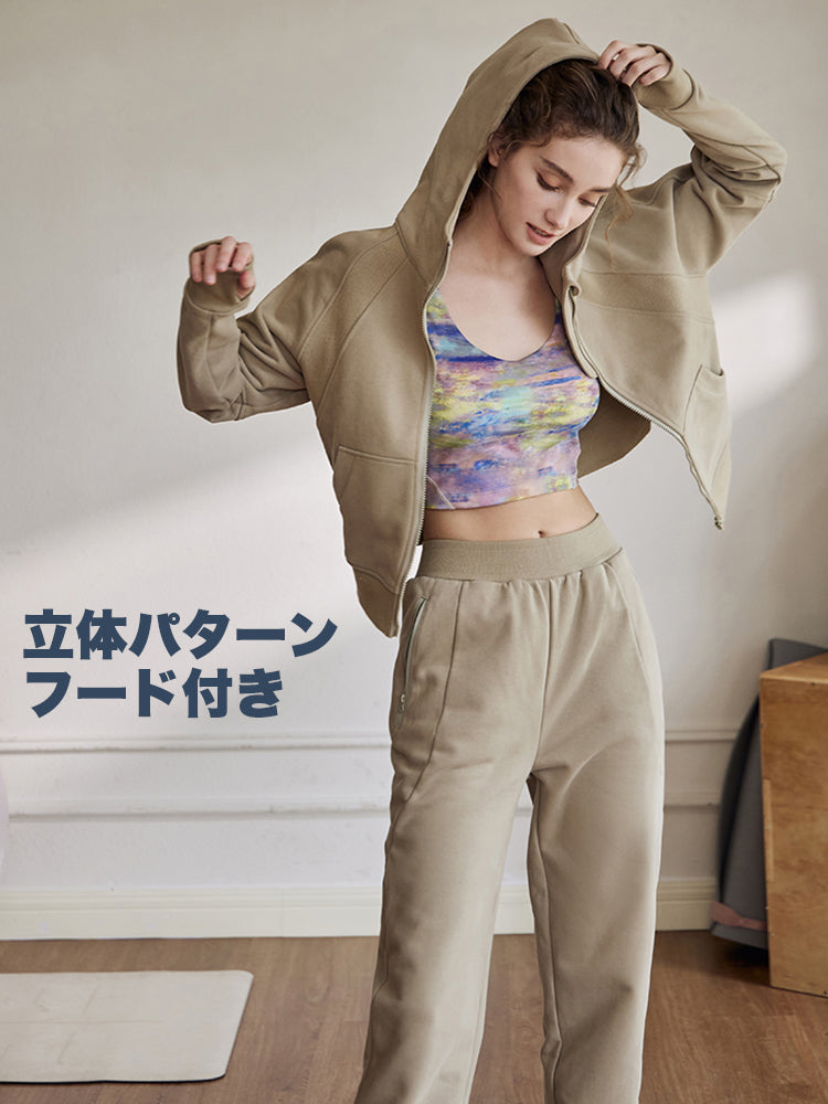 スウェットフルジップパーカ