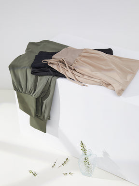 ハイウエストジョガーパンツ 接触冷感素材 UVカット