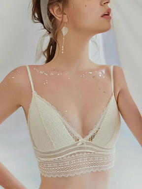 LIKEWILLOW Vネック 総レースブラセット