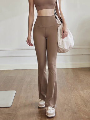 バック交差　フレアレギンス