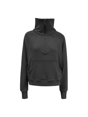 秋冬厚手 ハーフジップ スウェット