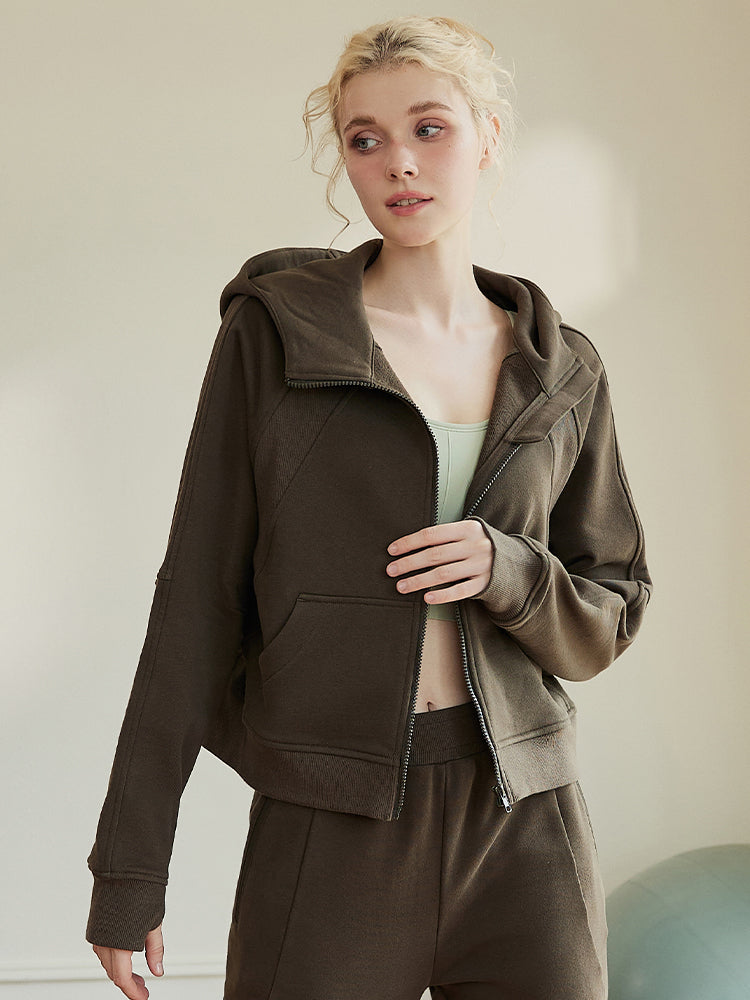 スウェットフルジップパーカ