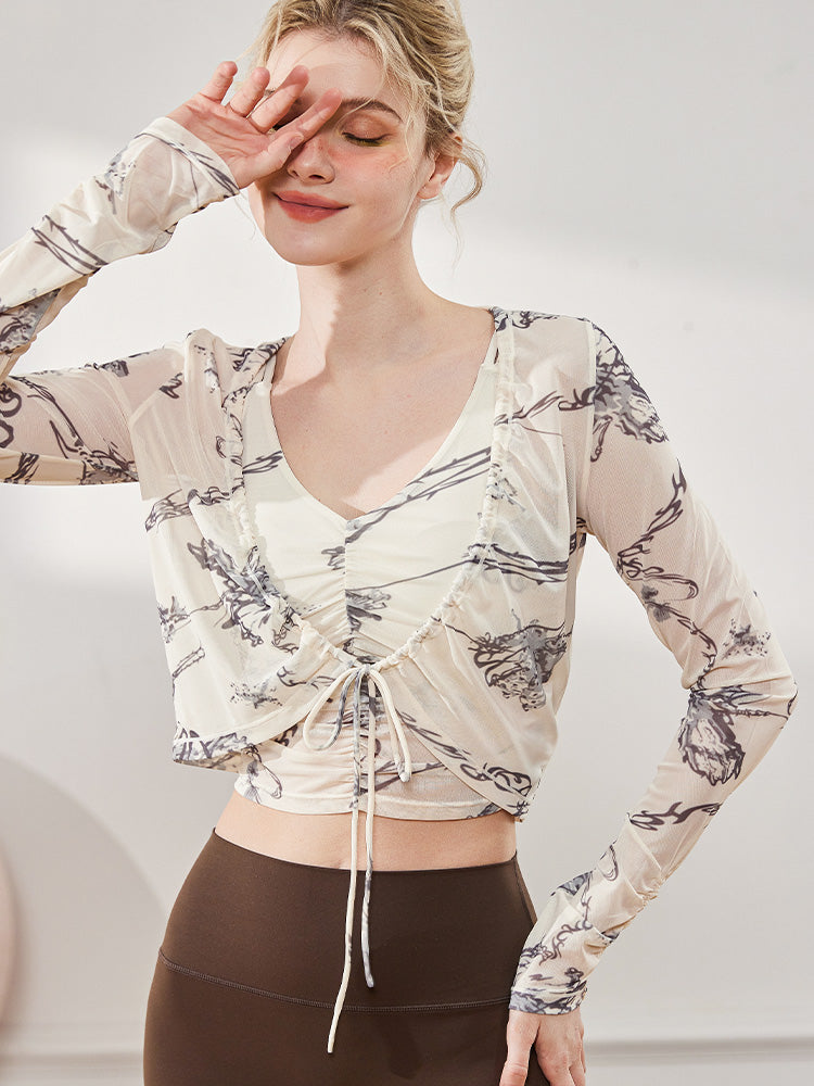 タイダイ柄 カーディガン