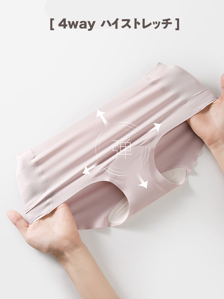 シームレスヨガショーツ ヨガレギンス専用ショーツ クロッチパッド付き