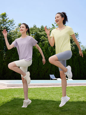 接触冷感 フリーサイズ 5分丈 レギンス バイカーショーツ