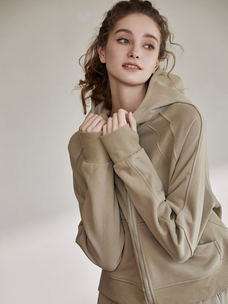 スウェットフルジップパーカ