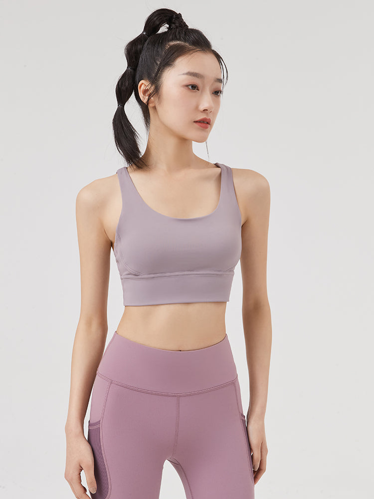 スポーツブラ バックダブルクロス 背中見せ