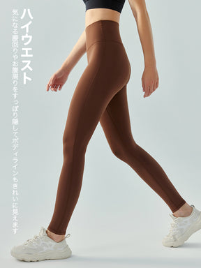 秋冬厚手 裏起毛 シームレス ヨガ レギンス