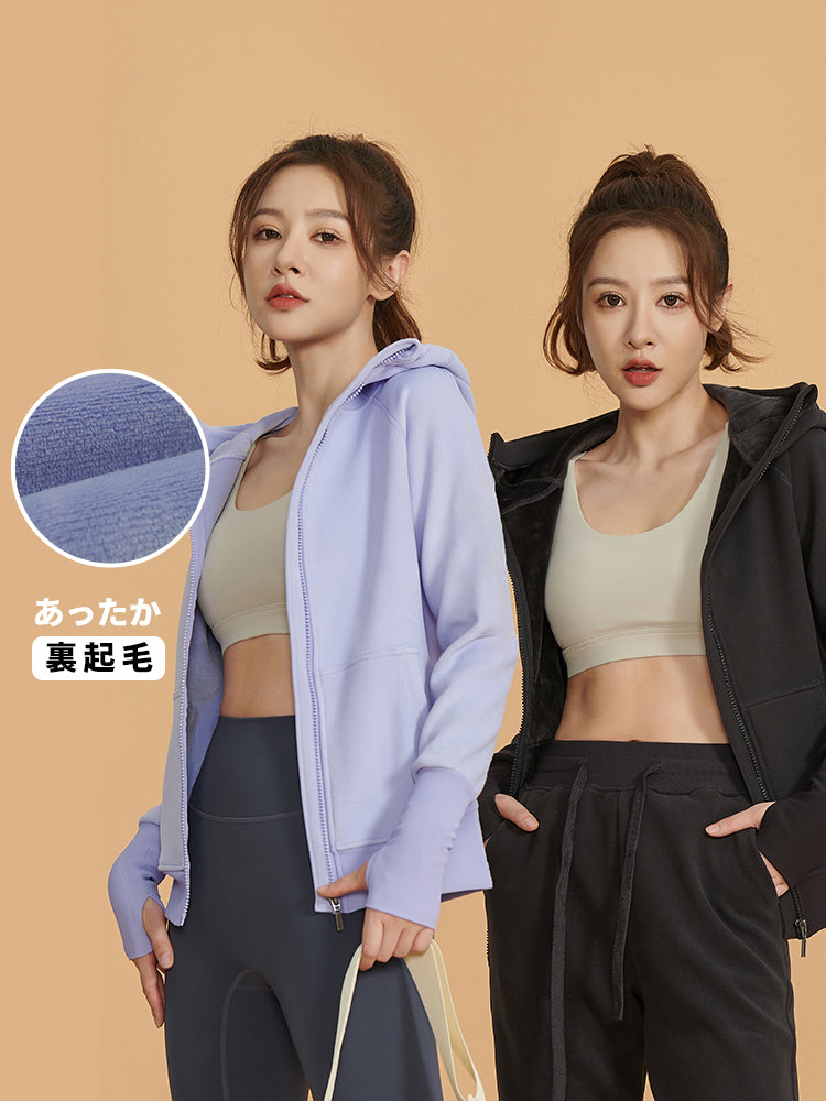 ウォームスウェットパーカー 裏起毛 スポーツウェア