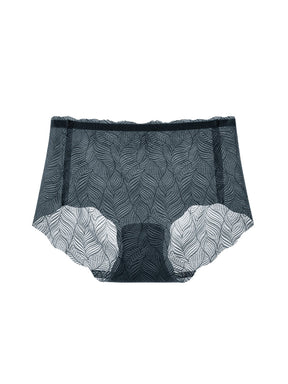 LIKEWILLOW レース花柄 蒸れにくい 無縫製ショーツ