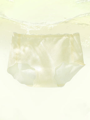 LIKEWILLOW レース花柄 蒸れにくい 無縫製ショーツ